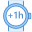 プラス1時間 icon