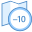 Timezone -10 icon