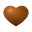 Коричневое сердце icon