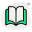 Open syllabus book for professional studies layout icon