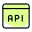 Application programming interface function for internet browser icon