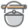 Boiling pan icon