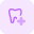 Dentistry Specialty Hospital isolated on a white background icon