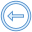 Izquierda en círculo 2 icon
