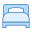 Cama individual icon