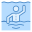 Schwimmen Rückansicht icon