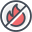 Do not start fire icon