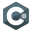 C afiado logotipo icon