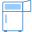 Fridge With Open Freezer icon
