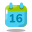 Calendar 16 icon