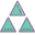 Tre triangoli icon