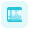 Food mixed with variable speed control device icon