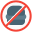 No outside food allowed inside the specific location icon