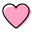 Favorite heart shape for bookmarking prefered content icon