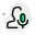 Audio played by single user on a chat messenger icon