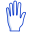 Ganze Hand icon