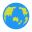 Глобус, повернутый Азией icon