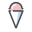 Cono gelato rosa icon