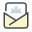 Mail di costruzione aperto icon