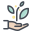 Einpflanzen per Hand icon