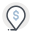 美元的地方标记 icon
