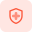 Health insurance with hospital medical coverage layout icon