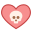 calavera-corazon icon