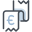 Euro de recebimento icon