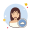 클라우드 계정-로그인-여성 icon
