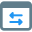 Incoming and outgoing data transfer from web browser icon