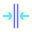 Fusionner verticalement icon