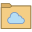 cartella cloud icon