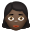 여자-어두운 피부색 icon