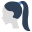Ponytail icon
