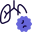 Virus affecting the lungs of a patient with breathlessness icon