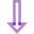 Длинная стрелка вниз icon