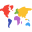 世界地図-大陸 icon