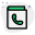 User telephone number and address directory book icon