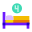 ベッド 4 台 icon