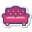 Sofa mit Knöpfen icon