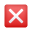 croix-marque-bouton-emoji icon