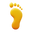 Foot Emoji icon