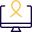 Connecting to a patient of Cancer through the computer icon