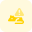 Alert from the wild rat which contains the virus epidemic icon