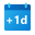 Plus 1 Tag icon