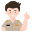 man-pointing-hand-gesture-officer-teacher-uniform icon