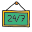 24-7 Open Sign icon