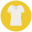 T-shirt com decote em v icon