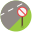 Frecce di segnale stradale direzione sbagliata icon