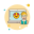 Laptop en Love Emoji icon